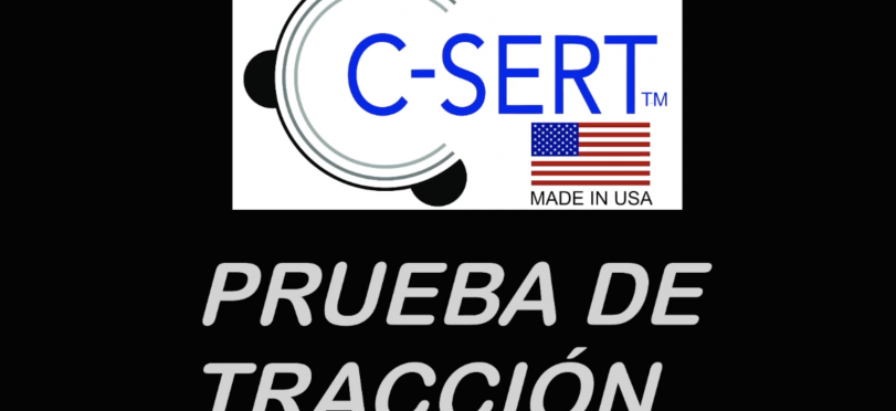 Prueba de tracción con C-Sert
